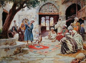 Der dressierte Affe von Paolino Pavesi