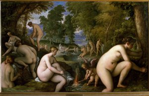Amore letheo (Nackte Frauen beim Baden)