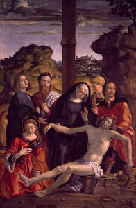 Kreuzabnahme Christi (Detail) von Paolo Morando Cavazzola