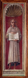 Porträt des italienischen Dichters und Religionsgelehrten Jacopo de Benedetti, genannt Jacopone da Todi