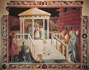 Darstellung Mariens im Tempel von Paolo Uccello