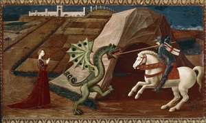 Heiliger Georg und der Drache von Paolo Uccello