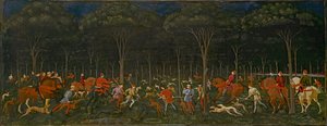 Die Jagd im Wald, ca. 1465-70