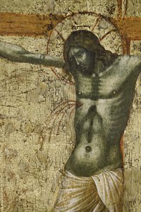 Christus (Detail) von Paolo Veneziano