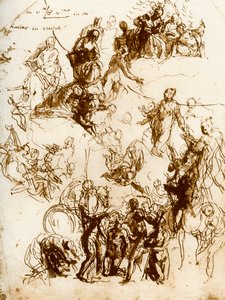 Skizze für das Martyrium des Heiligen Georg, 1913