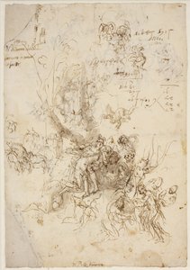 Skizzen für die Geburt und den Tod des Adonis von Paolo Veronese