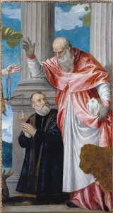 Der heilige Hieronymus und lahjoittaja von Paolo Veronese