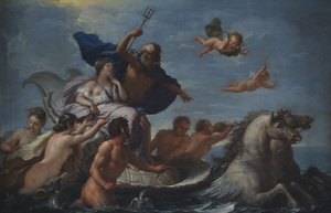 Triumph von Neptun und Amphitrite von Paolo di Matteis