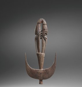 Aufhängehaken (Samban), Iatmul, Mittlerer Sepik, Papua-Neuguinea (Holz)