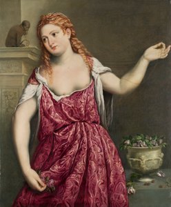 Porträt einer jungen Frau von Paris Bordone