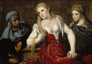 Venezianische Frauen bei ihrer Toilette