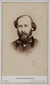 Porträt von Octave Feuillet von Paris . Photo studio Reutlinger