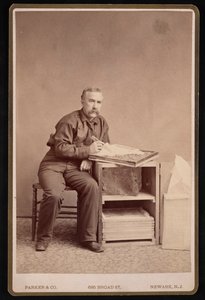 Porträt von Fred Mather 1833-1900, vor 1887 von Parker and Co