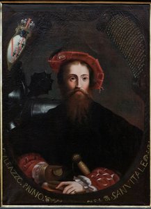 Fontanellato, Rocca Sanvitale: Porträt von Barbara Sanseverino Sanvitale, Kopie