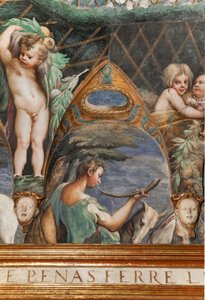 Zimmer von Diana und Actaeon (Detail) von Parmigianino