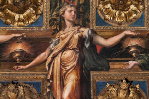 Die drei klugen und die drei törichten Jungfrauen (Detail)