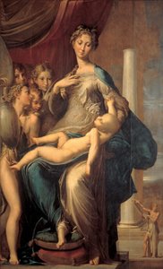Madonna mit langem Hals, Gemälde von Parmigianino