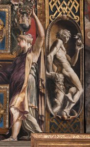 Die drei klugen Jungfrauen und die drei törichten Jungfrauen von Parmigianino