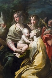 Jungfrau und Kind mit der Heiligen Margareta und anderen Heiligen von Parmigianino (1503 40)