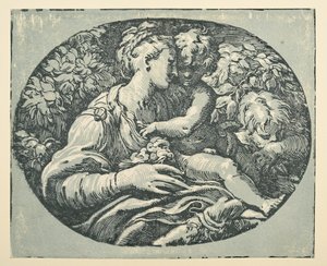Jungfrau und Kind mit dem kleinen Heiligen Johannes von Parmigianino
