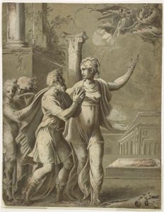 Augustus und die Tiburtinische Sibylle von Parmigianino