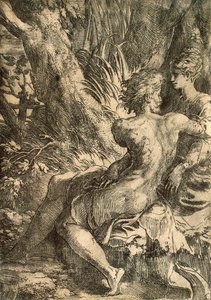 Liebende, ca. 1527 von Parmigianino