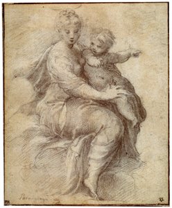 Madonna und Kind auf den Wolken, ca. 1525