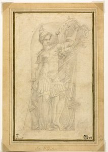 Minerva (oder Bellona) in einer Nische
