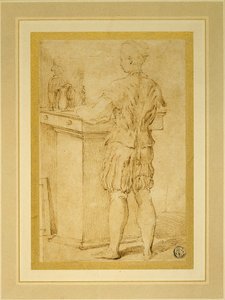 Page, der Wein serviert oder Der Lehrling des Malers von Parmigianino