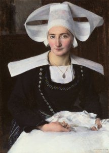 Frau aus der Bretagne von Pascal Adolphe Jean Dagnan Bouveret