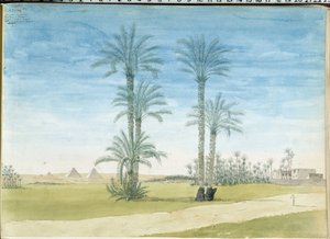 Ägypten: Pyramiden von Gizeh von Pascal Xavier (after) Coste