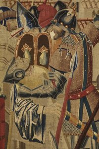 Die Pastrana-Teppiche, Herstellung von Tournai, wahrscheinlich aus der Werkstatt von Passchier Grenier, ca. 1471 - 1475 (Teppich)