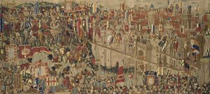 Die Pastrana-Teppiche, Herstellung von Tournai, wahrscheinlich aus der Werkstatt von Passchier Grenier, ca. 1471 - 1475