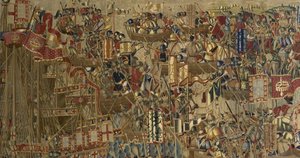 Die Pastrana-Teppiche, hergestellt in Tournai, wahrscheinlich aus der Werkstatt von Passchier Grenier, ca. 1471 - 1475 von Pasquier (workshop of) Grenier