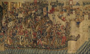 Die Pastrana-Teppiche, hergestellt in Tournai, wahrscheinlich aus der Werkstatt von Passchier Grenier, ca. 1471 - 1475