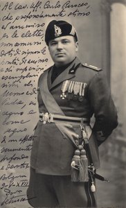 Zenturio der Miliz in voller Uniform, Mai 1939 von Pasquini Pasquini