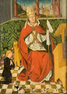 Hl. Cyriakus mit Stifter
