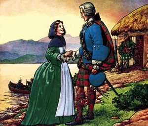 Bonnie Prince Charles und Flora Macdonald