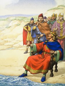 Was ist wirklich passiert? Hat Knut seine Füße nass gemacht?