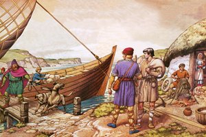 (St) Patrick erhält die Gelegenheit, Irland zu verlassen, wo er als Sklave gehalten wurde