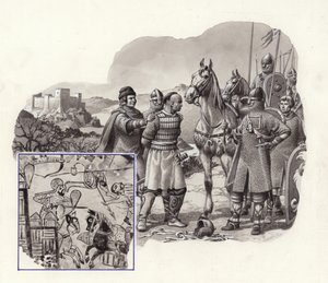 Kreuzritter in der Türkei im 11. Jahrhundert