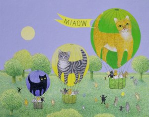 Katzenballonrennen