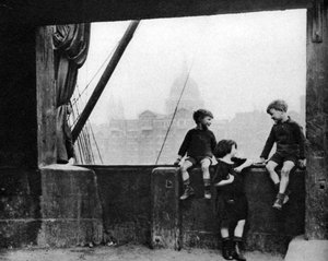 Bankside, um die Blackfriars-Brücke, London, 1926-1927