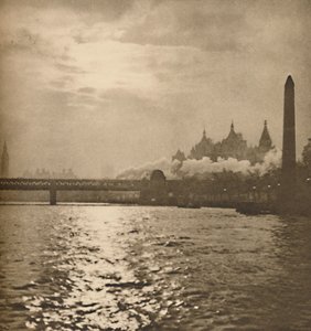 Wo die Eisenstraße nach Dover den Fluss kreuzt, ca. 1935