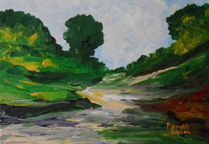 Ein Spaziergang in Ennery, 2016 von Patricia Brintle