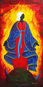 Madonna Hoffnung von Haiti, 2012 von Patricia Brintle