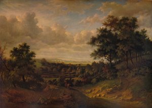 Ein Blick auf die Themse: Greenwich in der Ferne, 1820