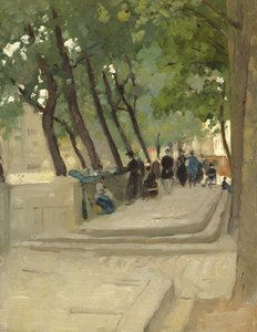 Der Buchmarkt am linken Ufer, Paris, ca. 1900