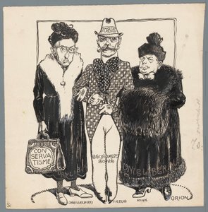 Fusion der liberalen Parteien von Patricq Kroon (signed by artist)