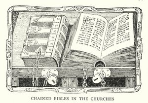 Angekettete Bibel in einer Kirche, Zeit von König Heinrich VIII